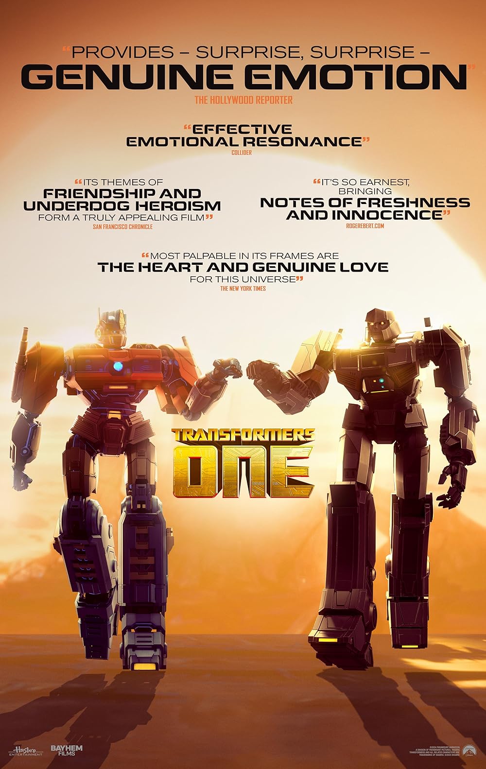 تبدیل شوندگان یک Transformers One