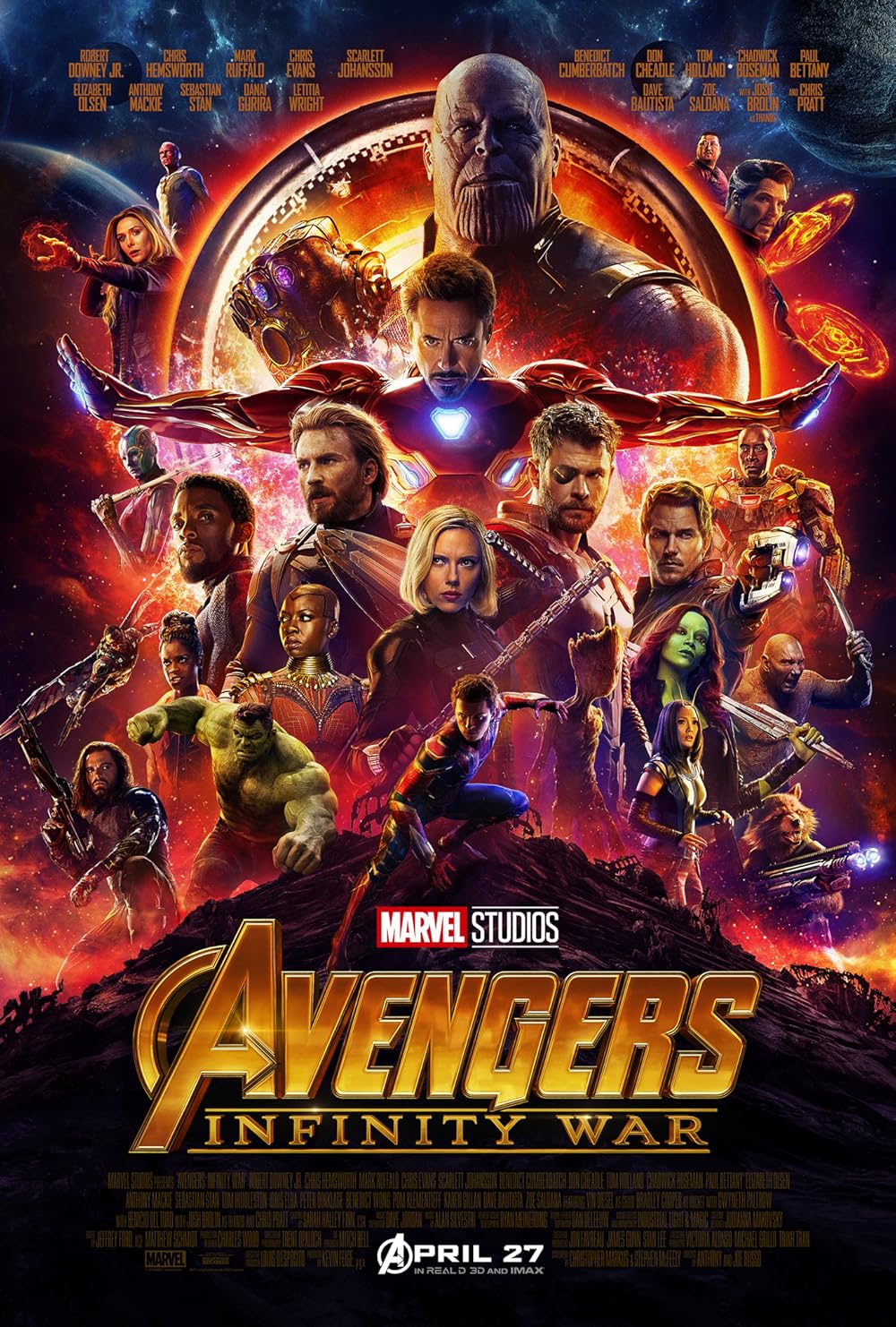 انتقام‌جویان: جنگ ابدیت Avengers: Infinity War