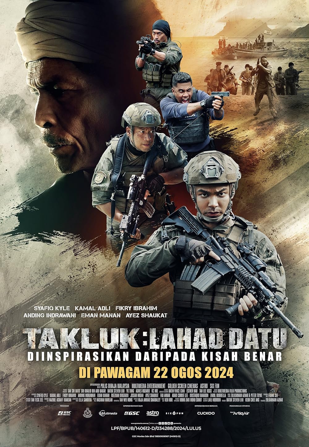 فتح لحد داتو Takluk: Lahad Datu